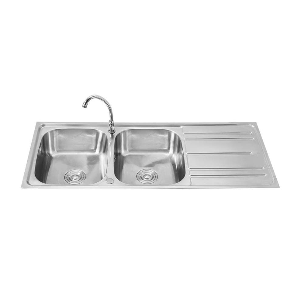ซิงค์ฝัง 2 หลุม 1 ที่พัก AXIA PP 12050 สเตนเลส