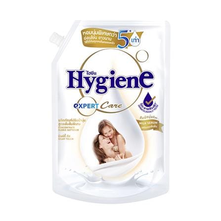 น้ำยาปรับผ้านุ่ม HYGIENE EXPERT CARE 1 ลิตร มิลค์กี้ทัช_0