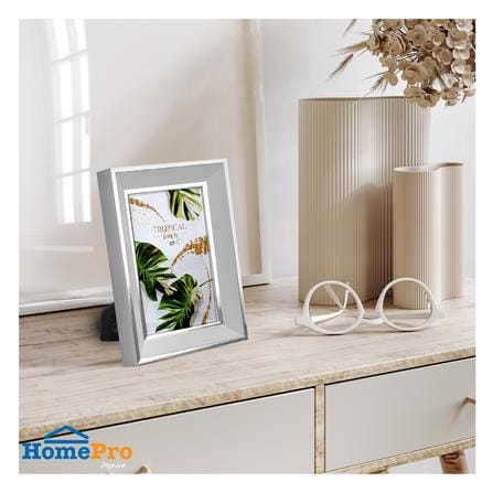 กรอบรูปไม้ HOME LIVING STYLE TROPICAL LEAVES 4x6 นิ้ว สีขาว_4