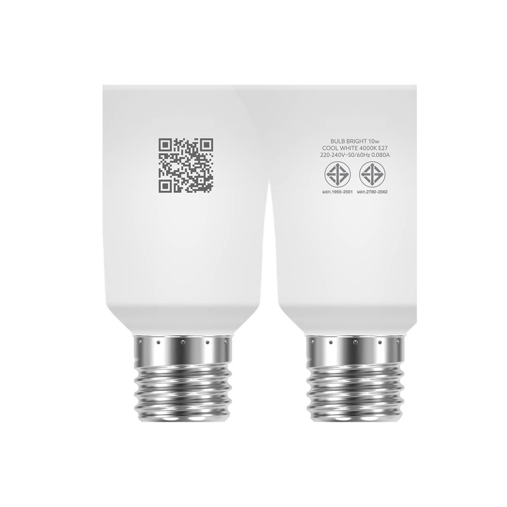 หลอด LED LAMPTAN A60 BRIGHT 10 วัตต์ COOL WHITE E27
