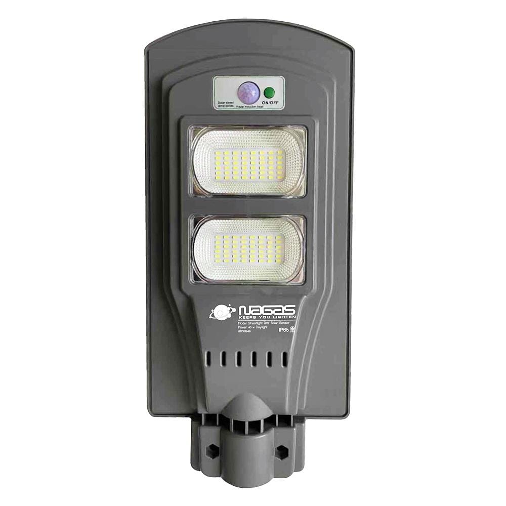 ไฟถนน SOLAR NAGAS 40 วัตต์ DAYLIGHT สีเทา