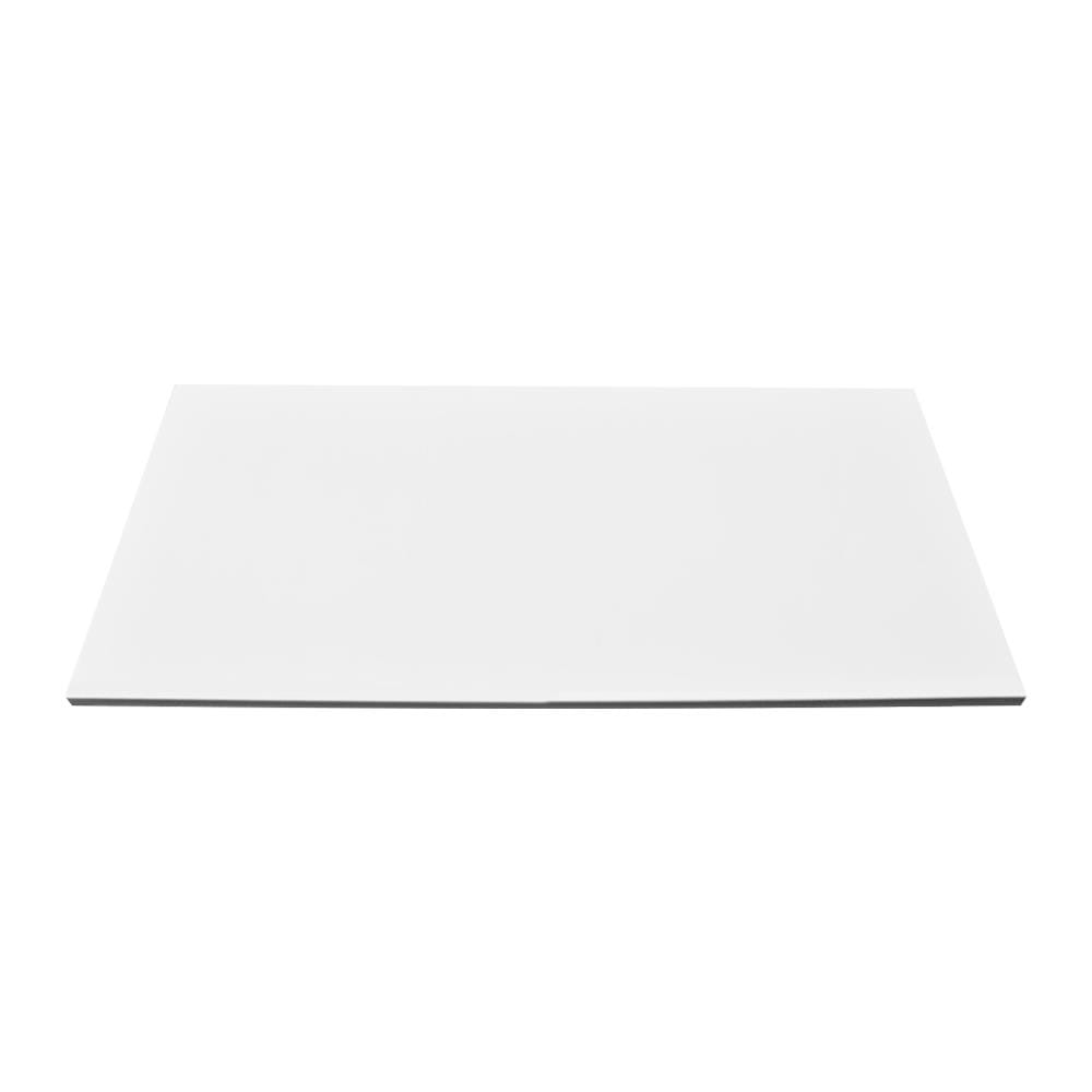 แผ่นชั้นเหล็กเรียบ STACKO FLEXI 60x30x2.5 ซม. สีขาว