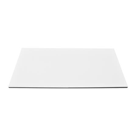 แผ่นชั้นเหล็กเรียบ STACKO FLEXI 60x30x2.5 ซม. สีขาว