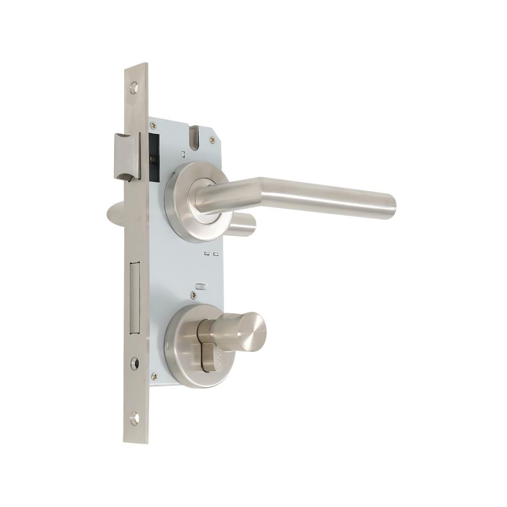 มือจับก้านโยกห้องทั่วไป MORTISE  SOLO MSN 210 สีสเตนเลส