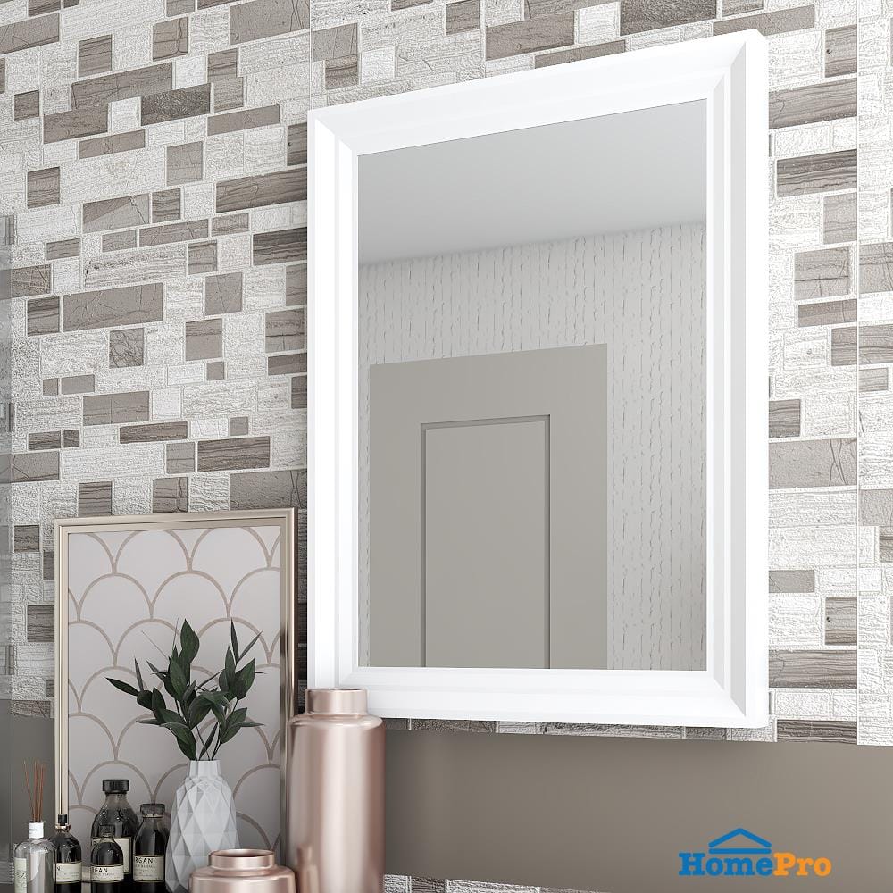 กระจกเงาตกแต่ง MOYA FM05-W 62.5x82.5 ซม.