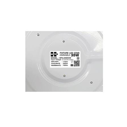 ไฟเพดาน LED HI-TEK HFIL335DCW 15 นิ้ว 35 วัตต์ DAYLIGHT/COOL WHITE/WARM WHITE สีขาว_4