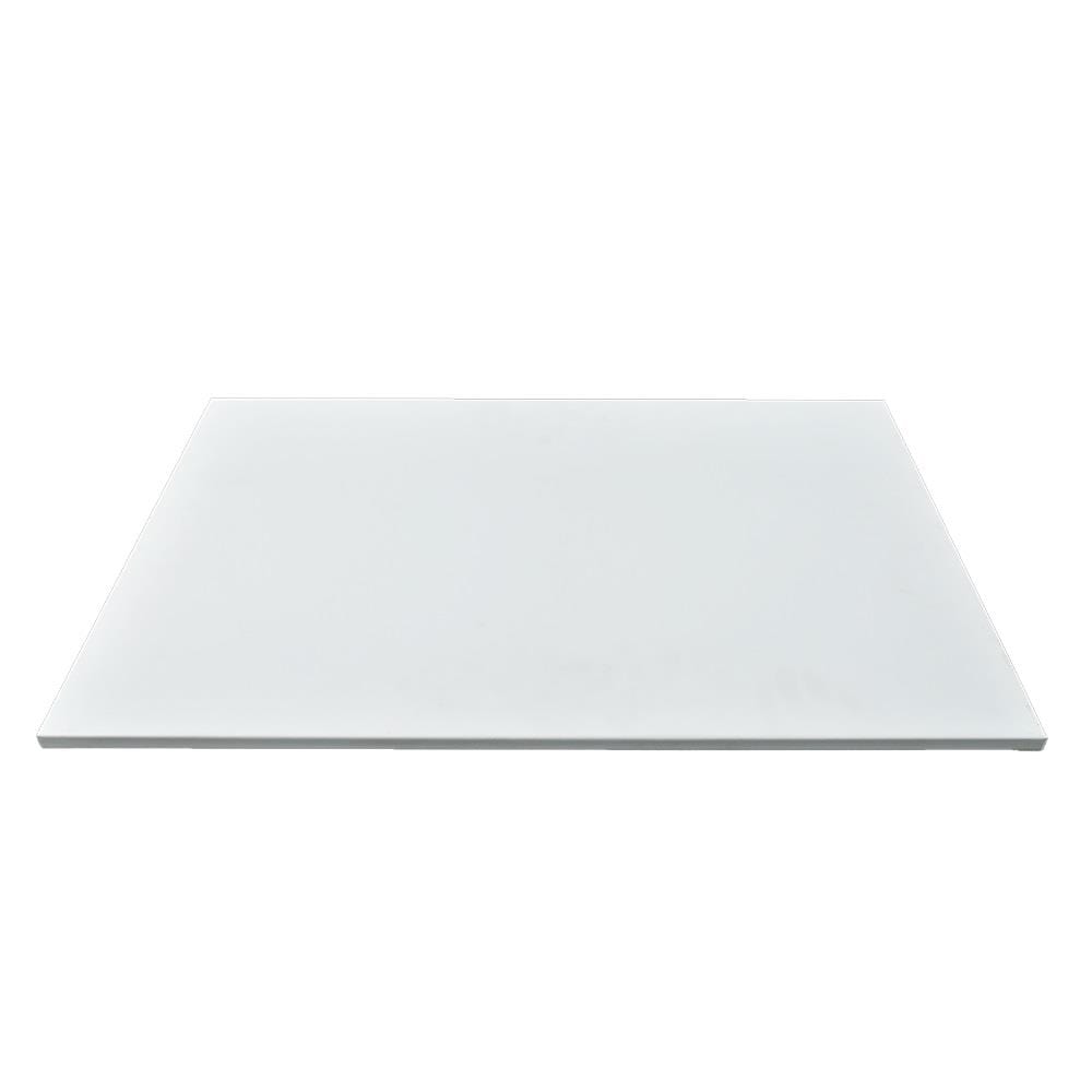 แผ่นชั้นเหล็กเรียบ STACKO FLEXI 60x40x2.5 ซม. สีขาว