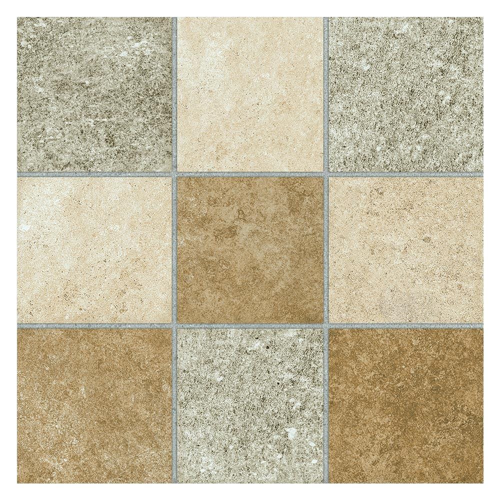 กระเบื้องพื้น 40x40 ซม. CERGRES เฮ็คเตอร์ มิกซ์คัลเลอร์ A