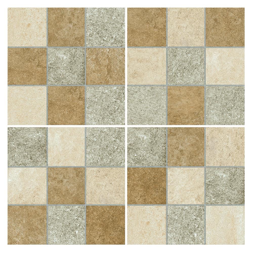 กระเบื้องพื้น 40x40 ซม. CERGRES เฮ็คเตอร์ มิกซ์คัลเลอร์ A