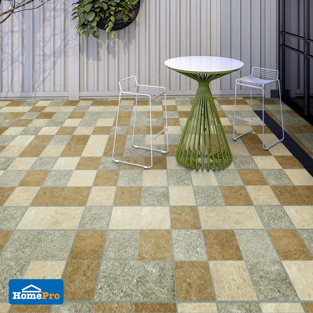 กระเบื้องพื้น 40x40 ซม. CERGRES เฮ็คเตอร์ มิกซ์คัลเลอร์ A