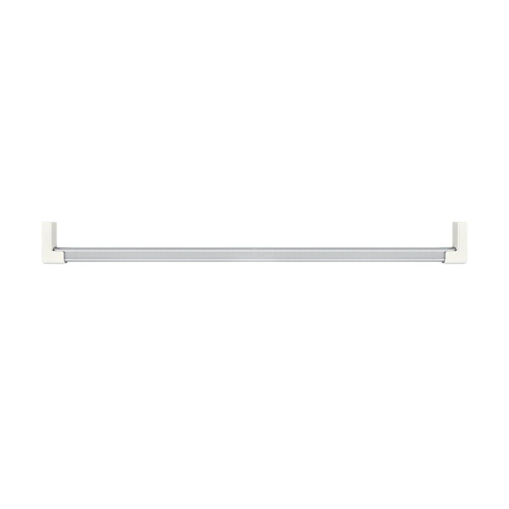 ราวแขวนอะลูมิเนียม STACKO FLEXI 80x2.8x8.2 ซม. สีขาว