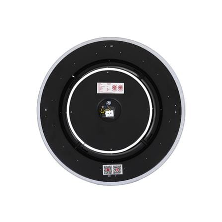 พัดลมไฟเพดาน LED CARINI TRY-NOVA105BK 60 วัตต์ COOLWHITE/DAYLIGHT/WARMWHITE สีดำ 25 นิ้ว_3