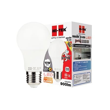 หลอด LED HI-TEK มวยไทย 10 วัตต์ E27 WARMWHITE_1