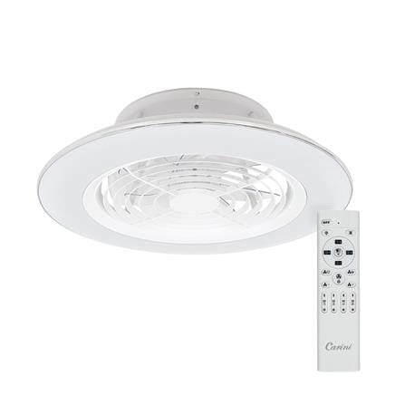 พัดลมไฟเพดาน LED CARINI TRY-NOVA105WH 60 วัตต์ COOLWHITE/DAYLIGHT/WARMWHITE สีขาว 25 นิ้ว_0