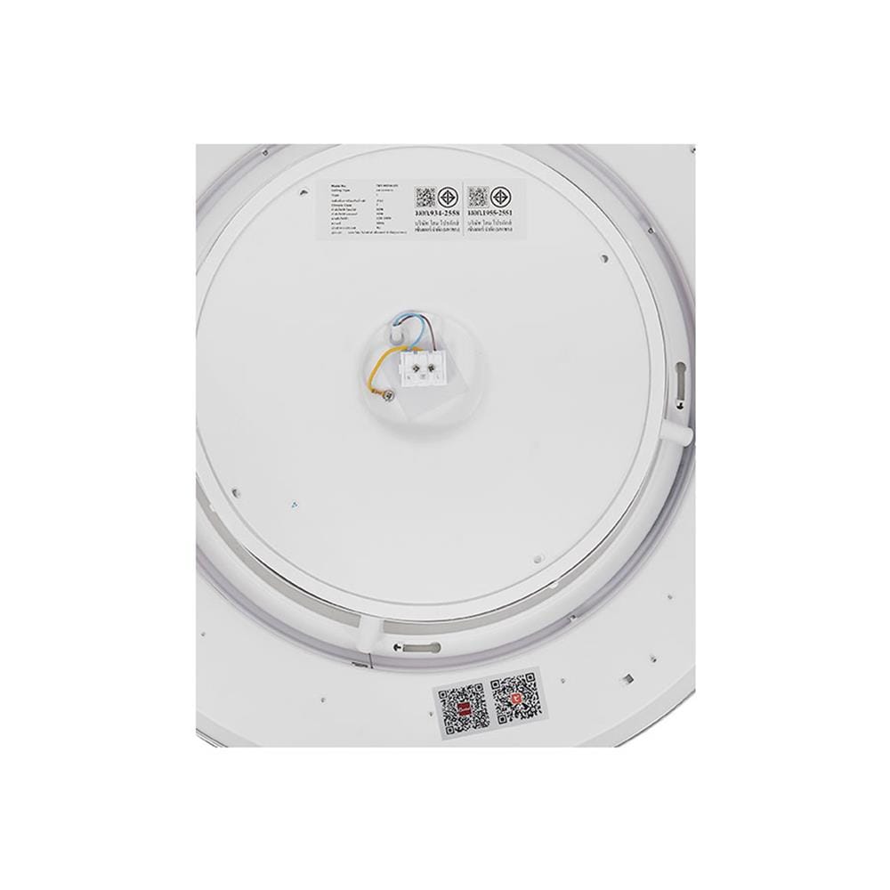 พัดลมไฟเพดาน LED CARINI TRY-NOVA105SV 60 วัตต์ COOLWHITE/DAYLIGHT/WARMWHITE สีเงิน 25 นิ้ว