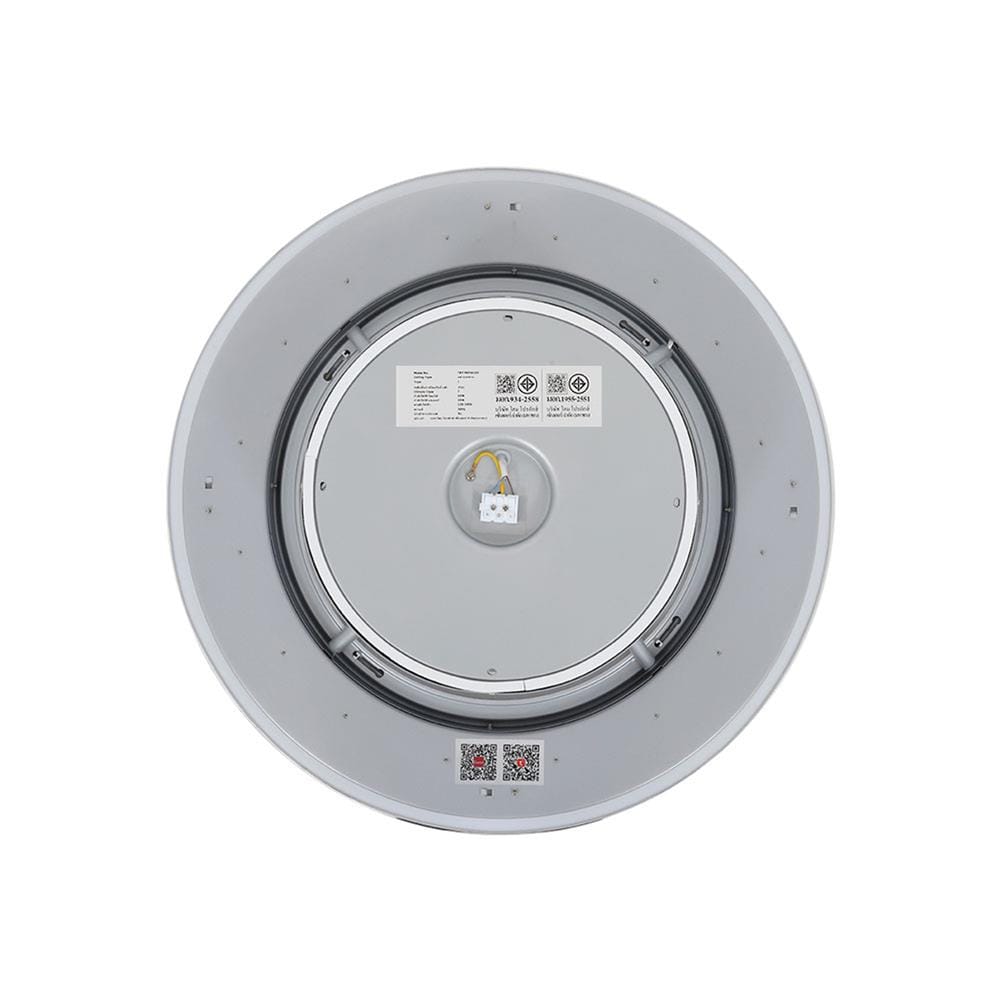 พัดลมไฟเพดาน LED CARINI TRY-NOVA105SV 60 วัตต์ COOLWHITE/DAYLIGHT/WARMWHITE สีเงิน 25 นิ้ว