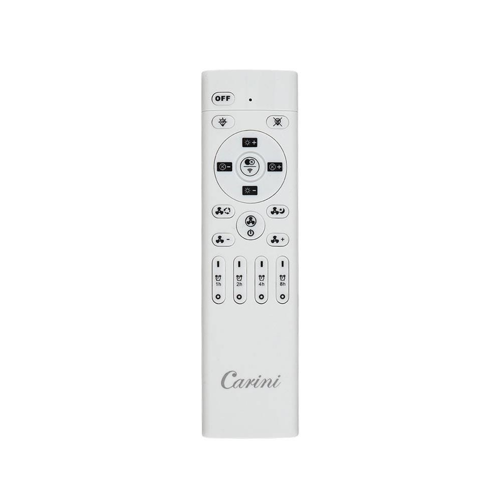 พัดลมไฟเพดาน LED CARINI TRY-NOVA105SV 60 วัตต์ COOLWHITE/DAYLIGHT/WARMWHITE สีเงิน 25 นิ้ว