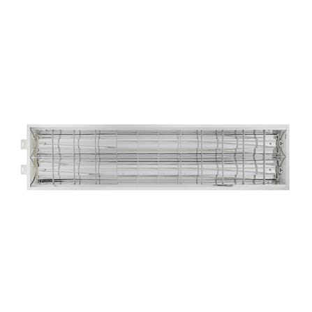 โคมตะแกรงฝังฝ้า LUMAX 9D00142 2x18 วัตต์ สีขาว_1
