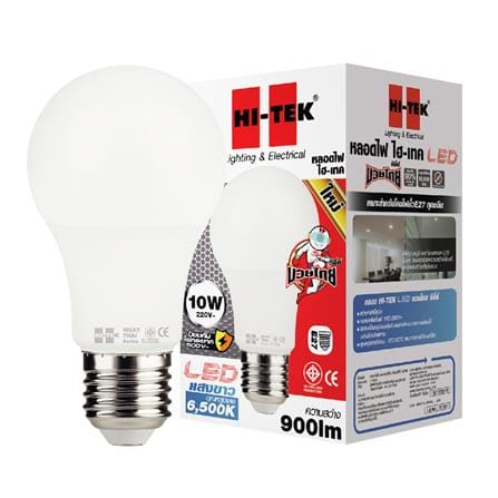 หลอด LED HI-TEK มวยไทย 10 วัตต์ E27 DAYLIGHT_1