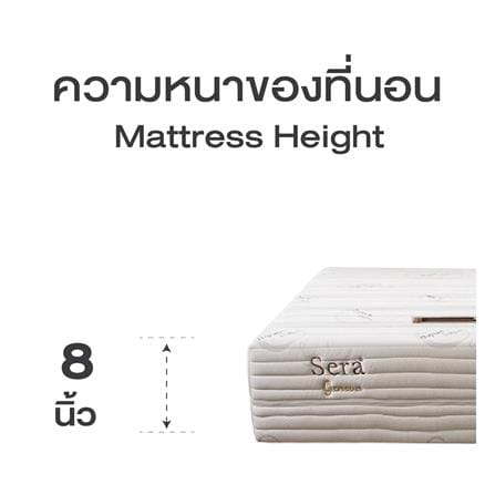 ที่นอนโฟม 5 ฟุต สุญญากาศ SERA GRANDE รุ่น WELLNESS_7