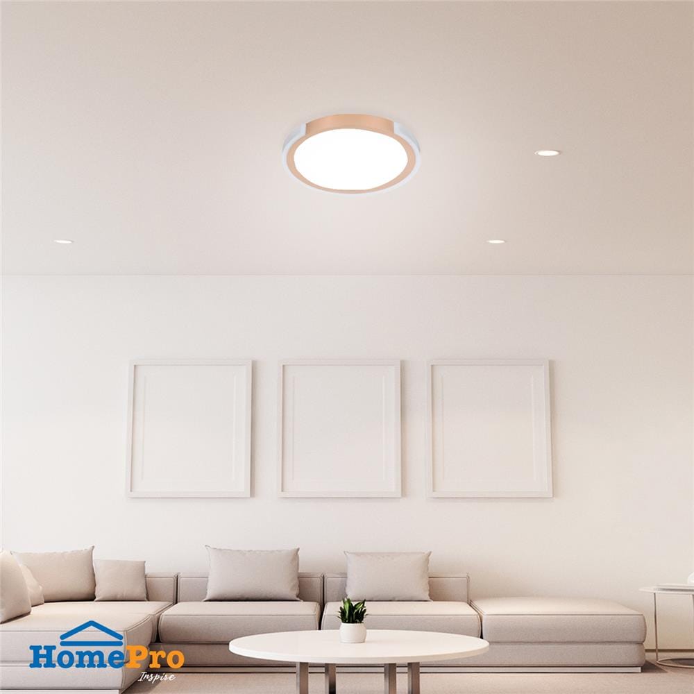ไฟเพดาน LED CARINI JS126 21 นิ้ว 36 วัตต์ DAYLIGHT สีทอง