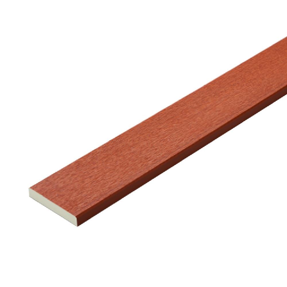 ไม้พื้น SHERA ลายเสี้ยน 15X300X2.5 ซม. สีแดงเบอร์รี่