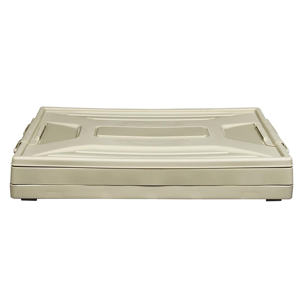 กล่องเก็บของพับได้ STACKO 37x56x35.5 ซม. สีครีม/ขาว
