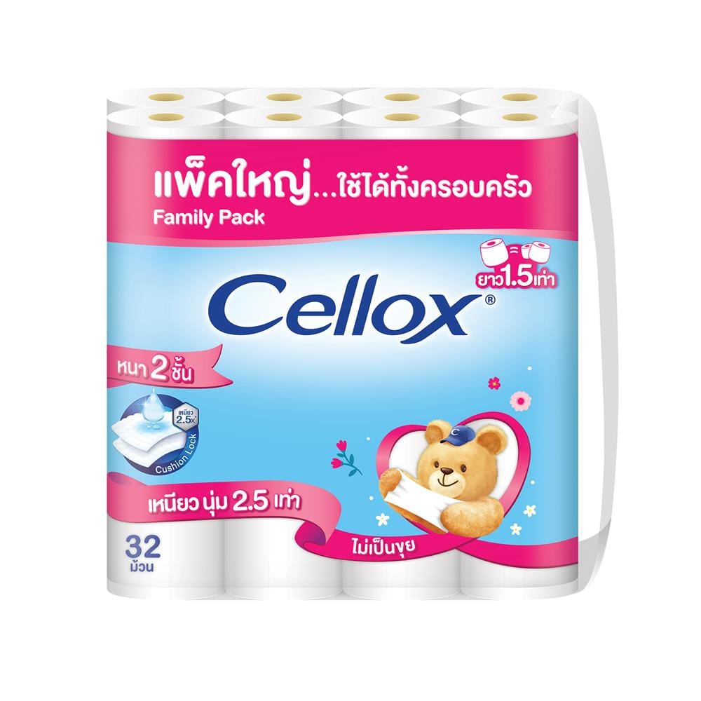 กระดาษชำระ CELLOX BIG ROLL (แพ็ก 32 ม้วน)