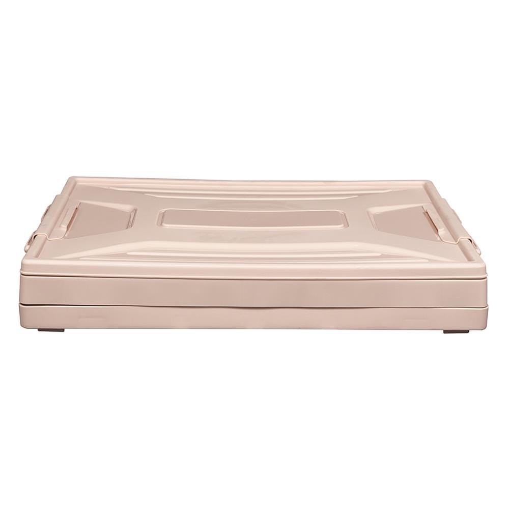 กล่องเก็บของพับได้ STACKO 37x56x35.5 ซม. สีชมพู/ขาว