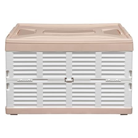 กล่องเก็บของพับได้ STACKO 37x56x35.5 ซม. สีชมพู/ขาว_1