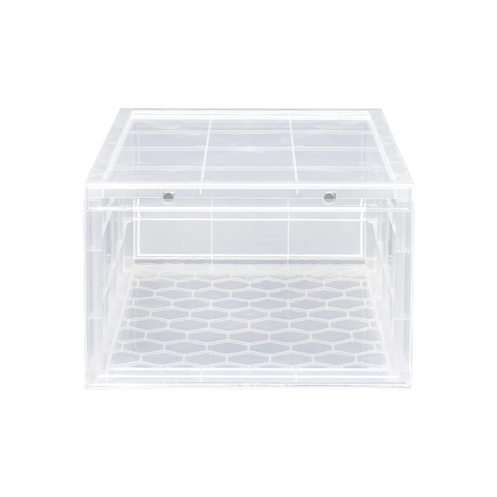 กล่องรองเท้า STACKO MAGNETIC LOCK 28X37X18.3 ซม. ใส