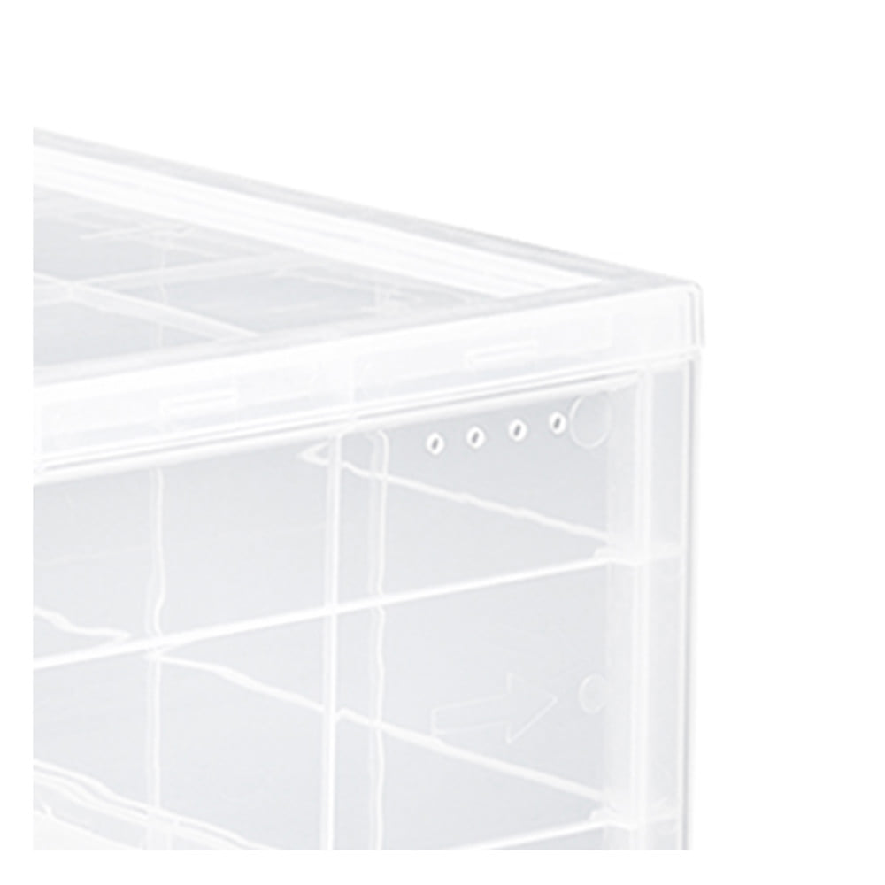 กล่องรองเท้า STACKO MAGNETIC LOCK 28X37X18.3 ซม. ใส