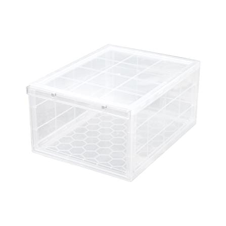 กล่องรองเท้า STACKO MAGNETIC LOCK 28X37X18.3 ซม. ใส_0