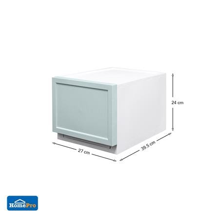 กล่องลิ้นชัก 1 ลิ้นชัก STACKO ECO S 27x39.5x24 ซม. สีเขียว_6