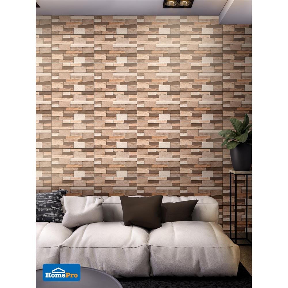 กระเบื้องผนัง 30x45 ซม. TARA เทอราซโซ สโตน น้ำตาล 0.81 ตร.ม.