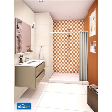 กระเบื้องผนัง 25x40 ซม. คามิเลีย ส้ม 1M2_3