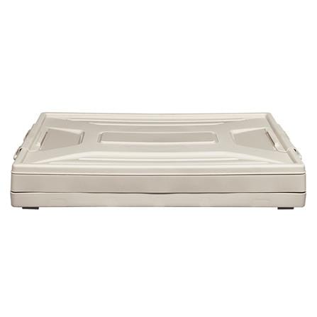 กล่องเก็บของพับได้ STACKO 37x56x35.5 ซม. สีเบจ/ขาว_2