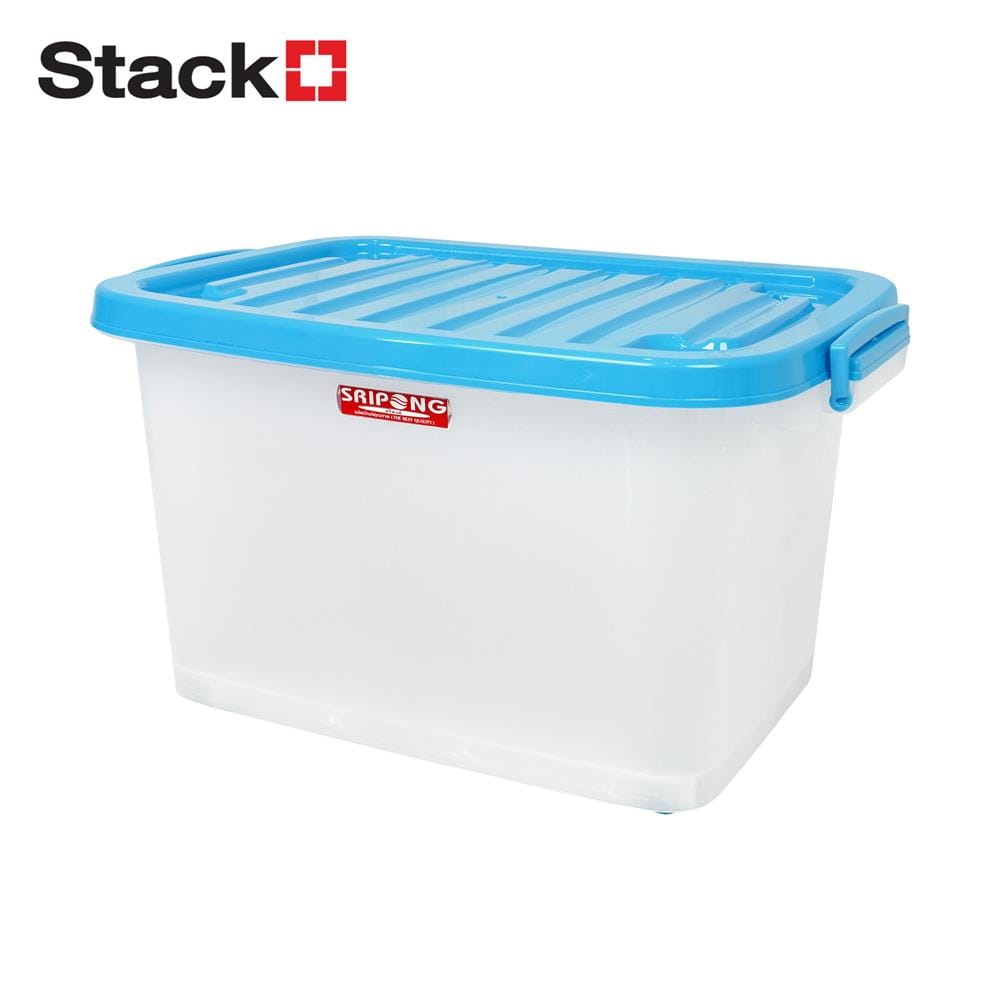 กล่องเก็บของ 43x62x34 ซม. S-60 ลิตร สีฟ้า_1