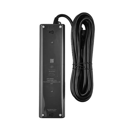 รางปลั๊กไฟ 5ช่อง 1สวิตซ์ HACO EPN-S5EB/5 16 แอมป์ 5 เมตร_6
