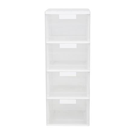 ตู้ลิ้นชัก 4 ชั้น STACKO MAX(M) 40x46x104 ซม. สีใส_1