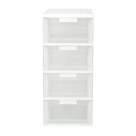 ตู้ลิ้นชัก 4 ชั้น STACKO MAX(S) 34x40x80 ซม. สีใส_1