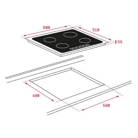 เตาฝังเซรามิก TEKA IB6415 60 ซม._1