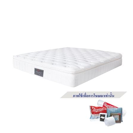 ที่นอนพ็อกเก็ตสปริง 3.5 ฟุต SLUMBERLAND รุ่น PERFECTION PLUSH พร้อมชุดเครื่องนอน 7 ชิ้น_0