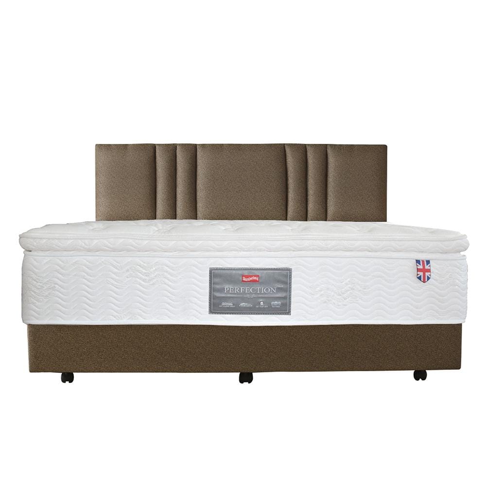 ที่นอนพ็อกเก็ตสปริง 5 ฟุต SLUMBERLAND รุ่น PERFECTION PLUSH พร้อมชุดเครื่องนอน 11 ชิ้น