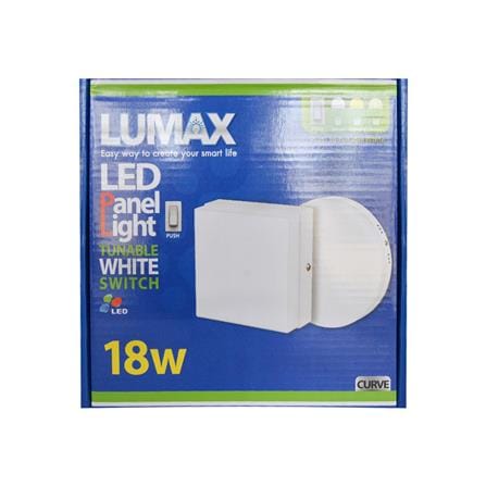 ดาวน์ไลท์ LED L&E 03-A0316 SQUARE CURVE 7 นิ้ว 18 วัตต์ DAYLIGHT/COOL WHITE/WARM WHITE สีขาว_2