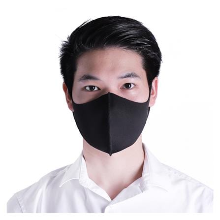 หน้ากากผ้า 3D FITT PM 2.5 สีดำ_1