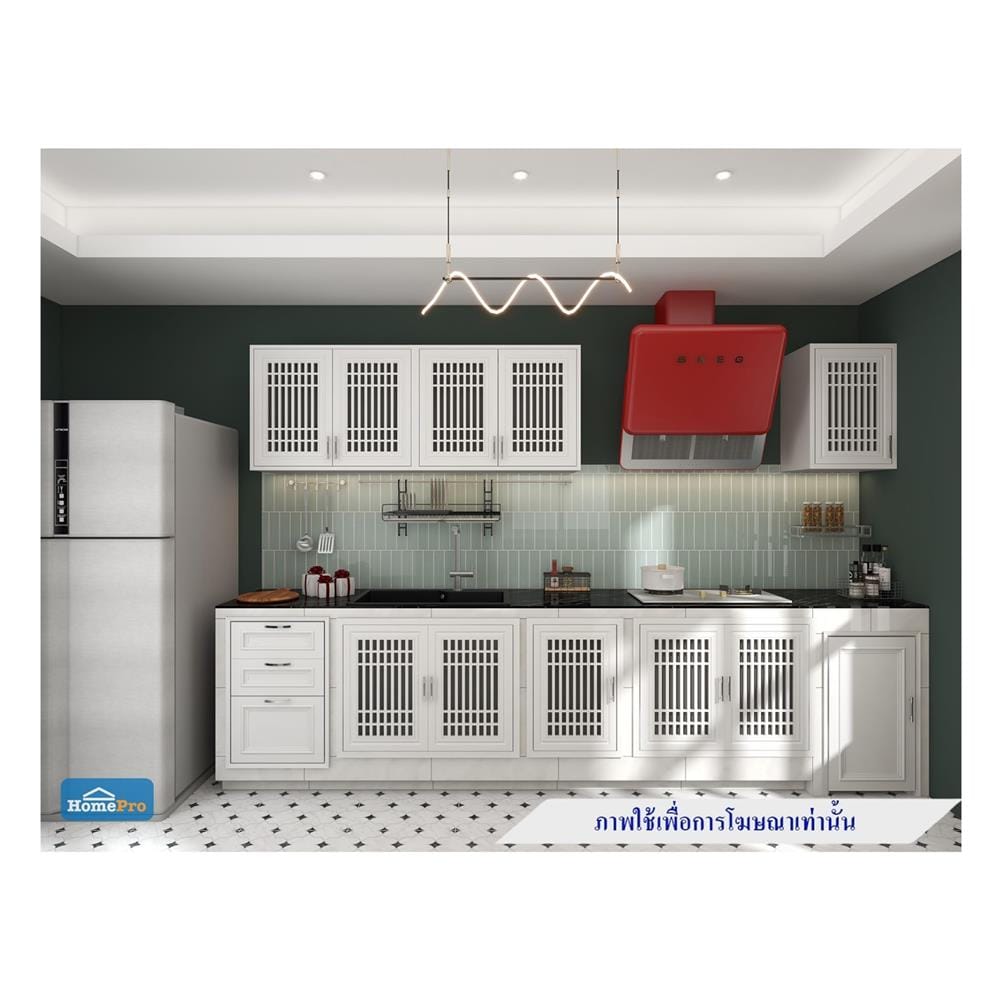ตู้แขวนเดี่ยว WING UPVC DHEVA 44.5x64 ซม. สีขาว