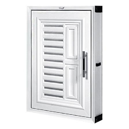 บานซิงค์เดี่ยว WING UPVC WONDER 45.5x65.5 ซม. สีขาว_0