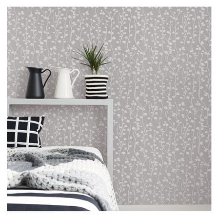 วอลล์สติ๊กเกอร์ DIY STIXMATE BLOOM 1x3 ม. สีเทา_1