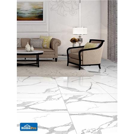 กระเบื้องพื้น 60x90 ซม. คริสโซ มาร์เบิล ขาว 1.08M2_2